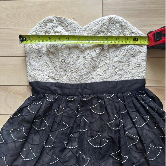 Stunning strapless mini dress by Meadow Rue (Anthropologie) - Picture 5 of 8